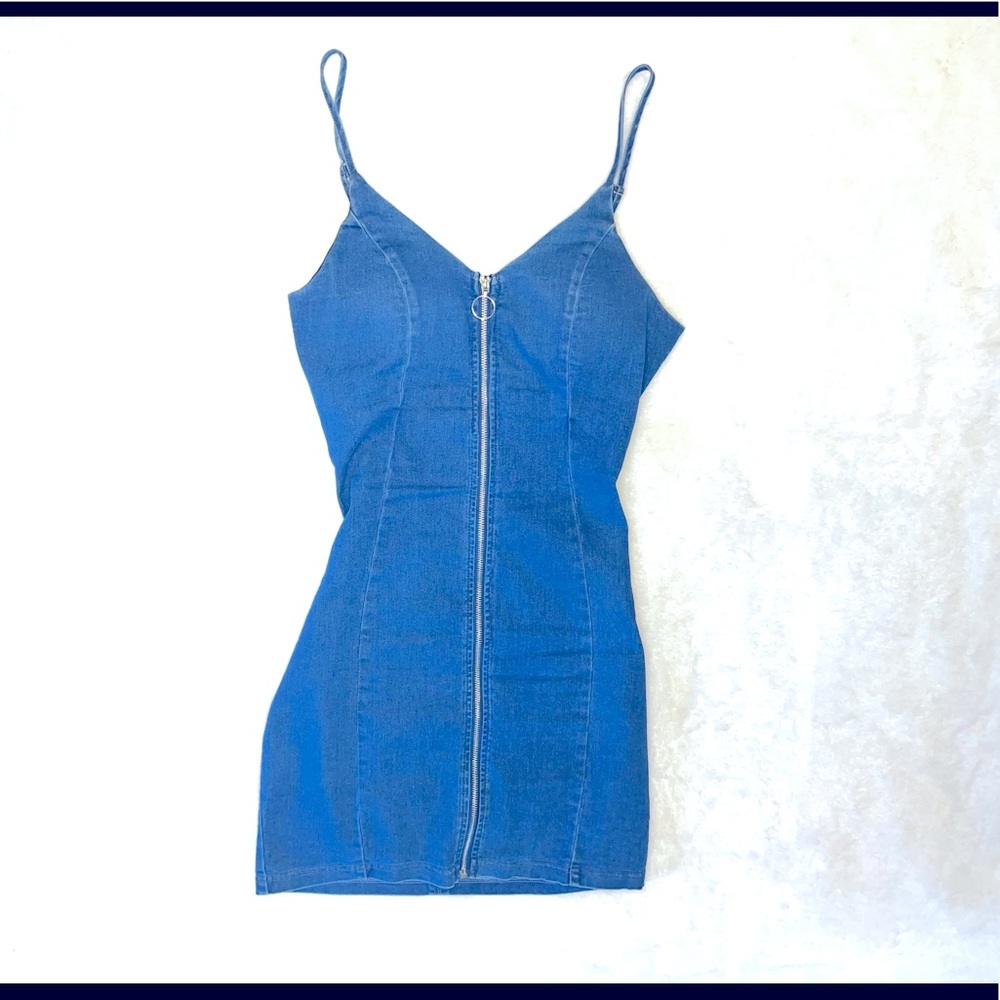 Fashion Nova Jean Mini Dress